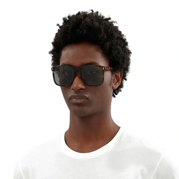 New Gucci Sunglasses Havana Gray 57-17-45 Unisex $455